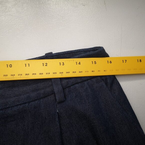 Talbots Petite Weston Pant Dark Wash Ladies Size 8P Pleated Front Pants/Jeans - Picture 12 of 13